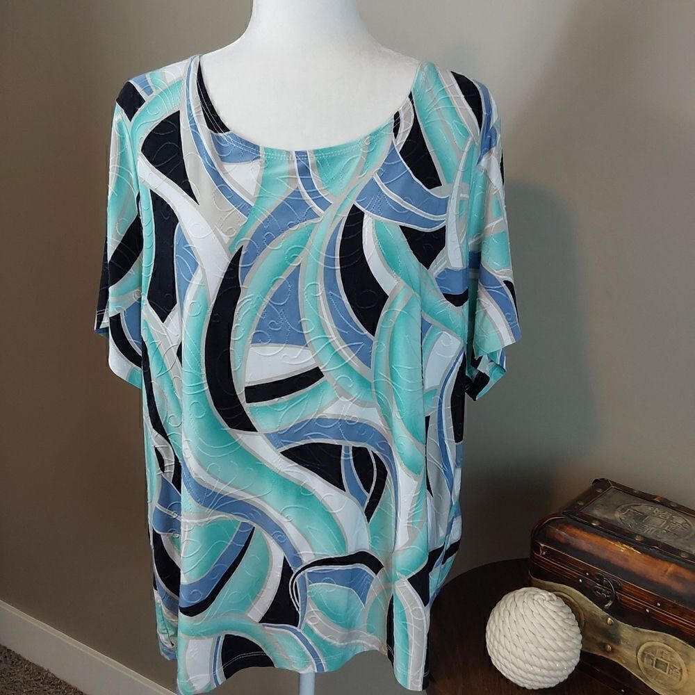 Alexa Rae Top Size 3X Multi-color - Picture 3 of 8